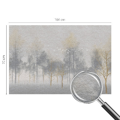 Tiskana fototapeta flis z motivom gozdne harmonije