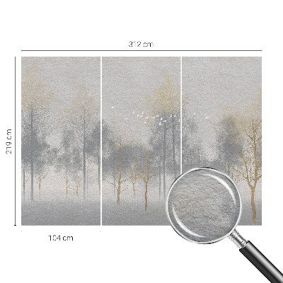 Tiskana fototapeta flis z motivom gozdne harmonije