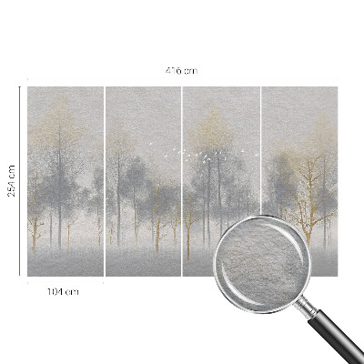 Tiskana fototapeta flis z motivom gozdne harmonije