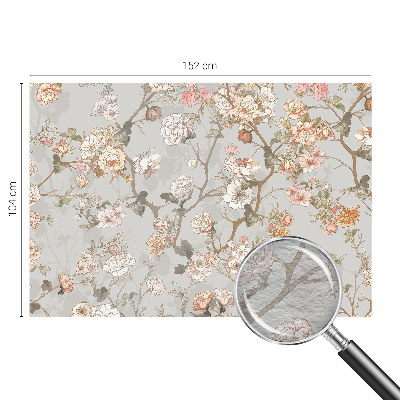 Stenska fototapeta flis Romantični vzorec