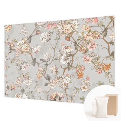 Stenska fototapeta flis Romantični vzorec