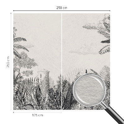 Fototapeta za dnevno sobo Tropska pokrajina