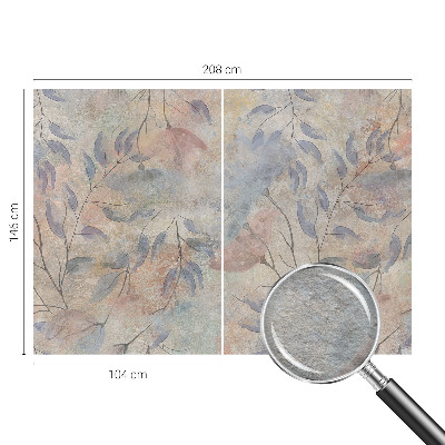 Visokokakovostna fototapeta Abstraktni listi