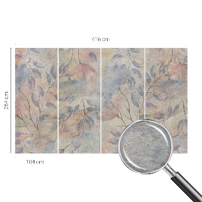 Visokokakovostna fototapeta Abstraktni listi