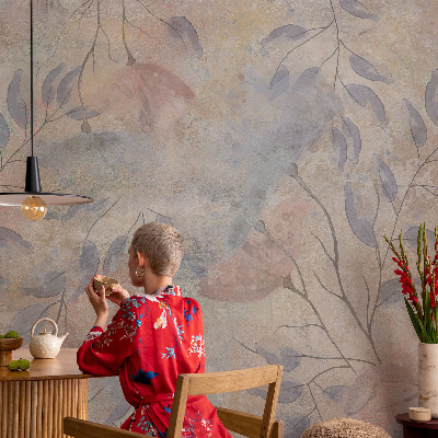 Visokokakovostna fototapeta Abstraktni listi