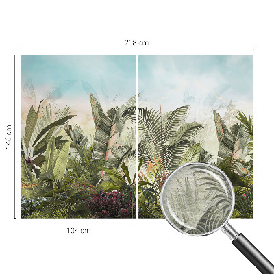 Stenska dekoracija fototapeta Tropski raj