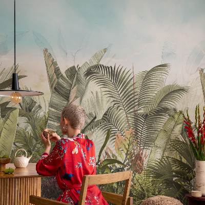 Stenska dekoracija fototapeta Tropski raj