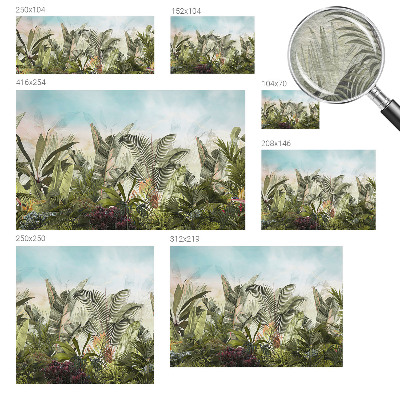 Stenska dekoracija fototapeta Tropski raj