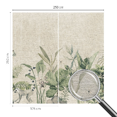 Flis fototapeta Tropska džungla