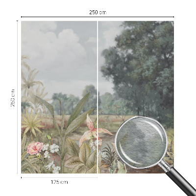 Netkana fototapeta Eksotična pokrajina