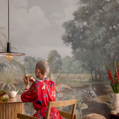 Netkana fototapeta Eksotična pokrajina