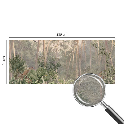 Stenska fototapeta flis v naravnih odtenkih za pomirjujoč videz