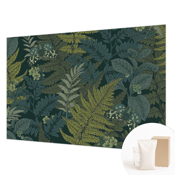 Fototapeta za dnevno sobo Zelena eleganca