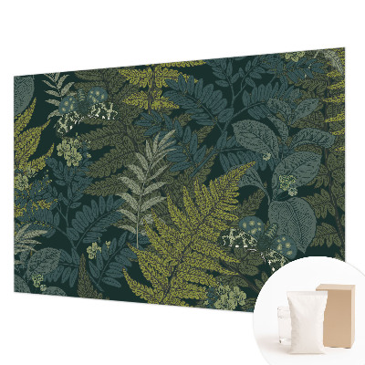 Fototapeta za dnevno sobo Zelena eleganca