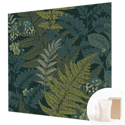 Fototapeta za dnevno sobo Zelena eleganca