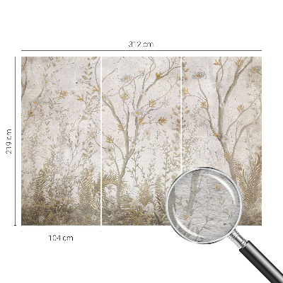 Flis fototapeta za otroško sobo Gozdni kotiček