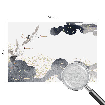 Moderna fototapeta Žerjavi v letu