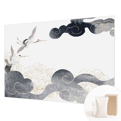 Moderna fototapeta Žerjavi v letu