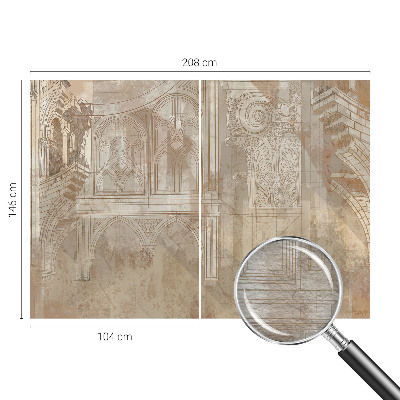 Visokokakovostna fototapeta Zgodovinski okraski