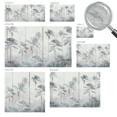 Stenska dekoracija fototapeta Tropska pokrajina