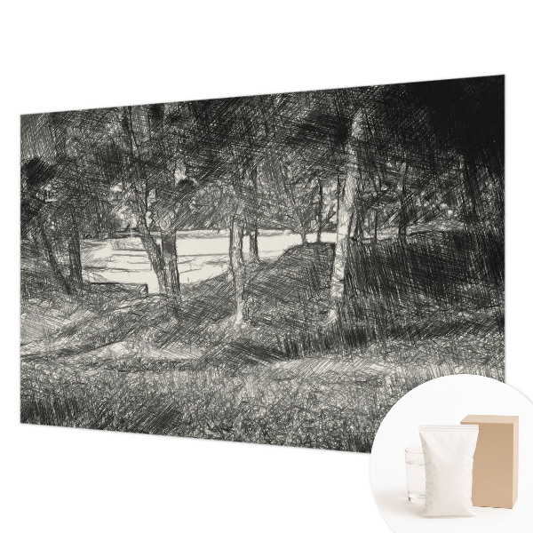 Tiskana fototapeta flis z motivom mirne pokrajine