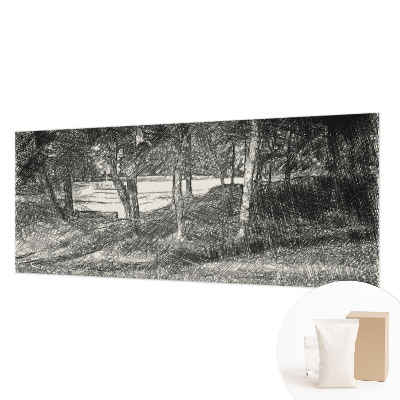 Tiskana fototapeta flis z motivom mirne pokrajine