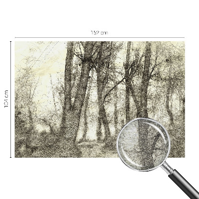 Fototapeta po meri Gozdna melanholija