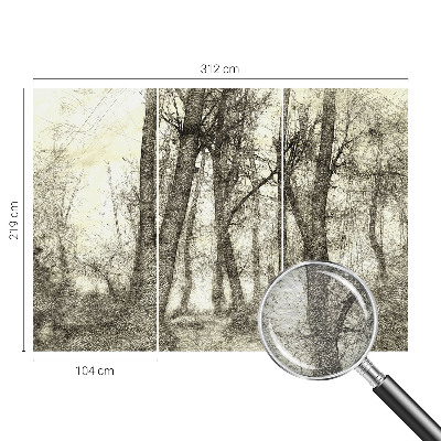 Fototapeta po meri Gozdna melanholija