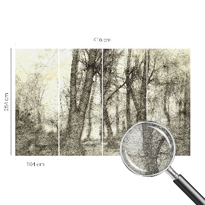 Fototapeta po meri Gozdna melanholija