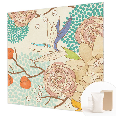 Fototapeta za dnevno sobo Cvetlična fantazija