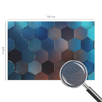 Fototapeta za steno Modri ​​šesterokotniki