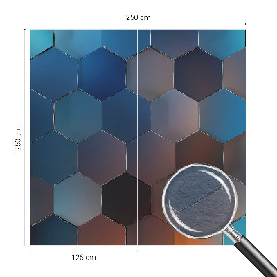 Fototapeta za steno Modri ​​šesterokotniki