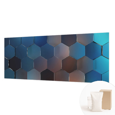 Fototapeta za steno Modri ​​šesterokotniki