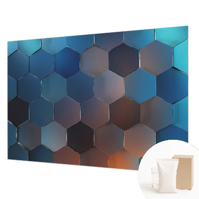 Fototapeta za steno Modri ​​šesterokotniki