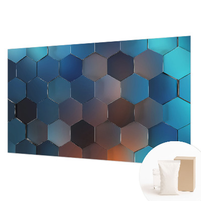 Fototapeta za steno Modri ​​šesterokotniki