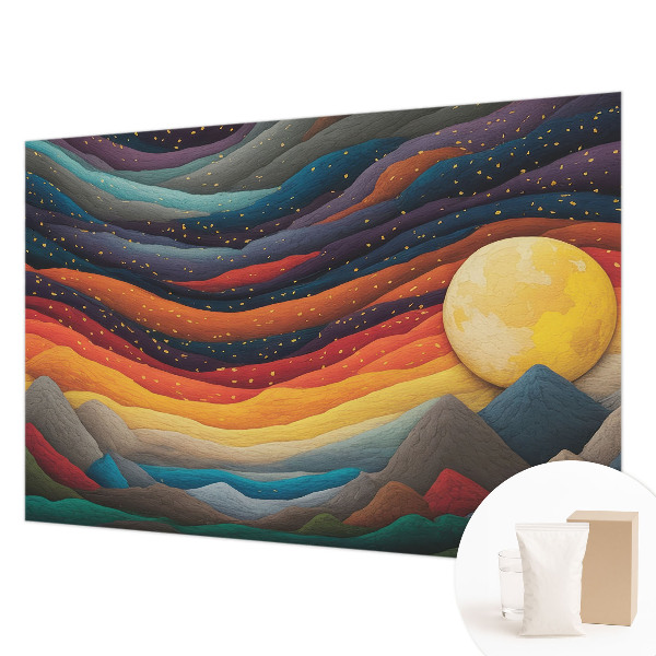 Flis fototapeta Barvite gore