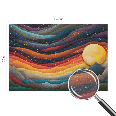 Flis fototapeta Barvite gore