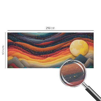 Flis fototapeta Barvite gore