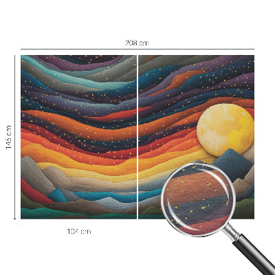 Flis fototapeta Barvite gore