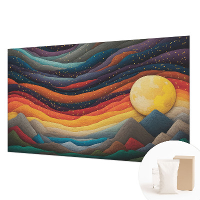 Flis fototapeta Barvite gore