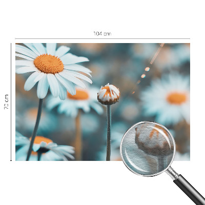 Fototapeta za dnevno sobo z motivom kamilične poslastice