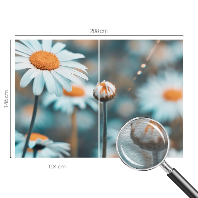 Fototapeta za dnevno sobo z motivom kamilične poslastice