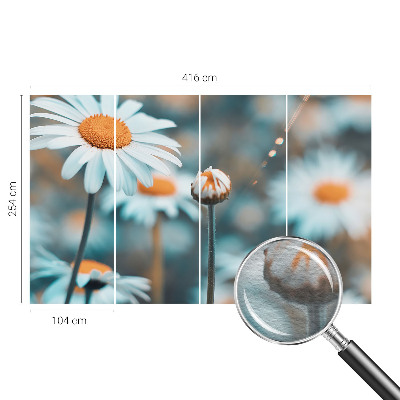 Fototapeta za dnevno sobo z motivom kamilične poslastice