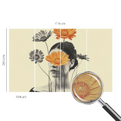 Fototapeta za spalnico z nadrealistično vizijo