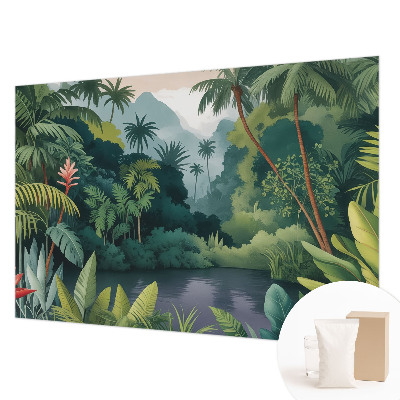 Stenska dekoracija fototapeta Eksotična pokrajina