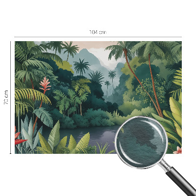 Stenska dekoracija fototapeta Eksotična pokrajina