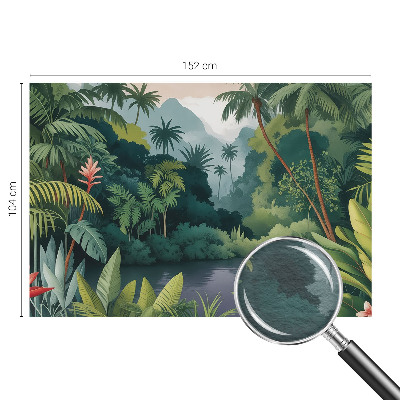 Stenska dekoracija fototapeta Eksotična pokrajina