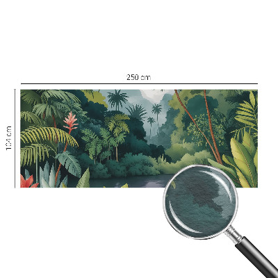 Stenska dekoracija fototapeta z motivom eksotične pokrajine