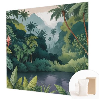 Stenska dekoracija fototapeta Eksotična pokrajina