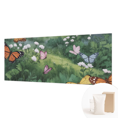 Flis fototapeta Metulji na travniku